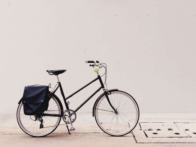 tokyobike bisou with rack and panier